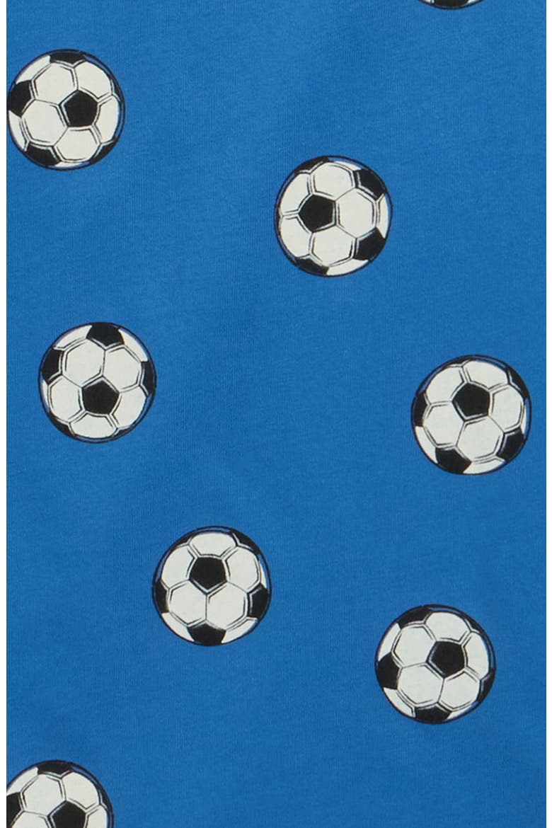 Kids' Soccer Ball Print Cotton T-Shirt, Alternate, color, ROYAL BLUE