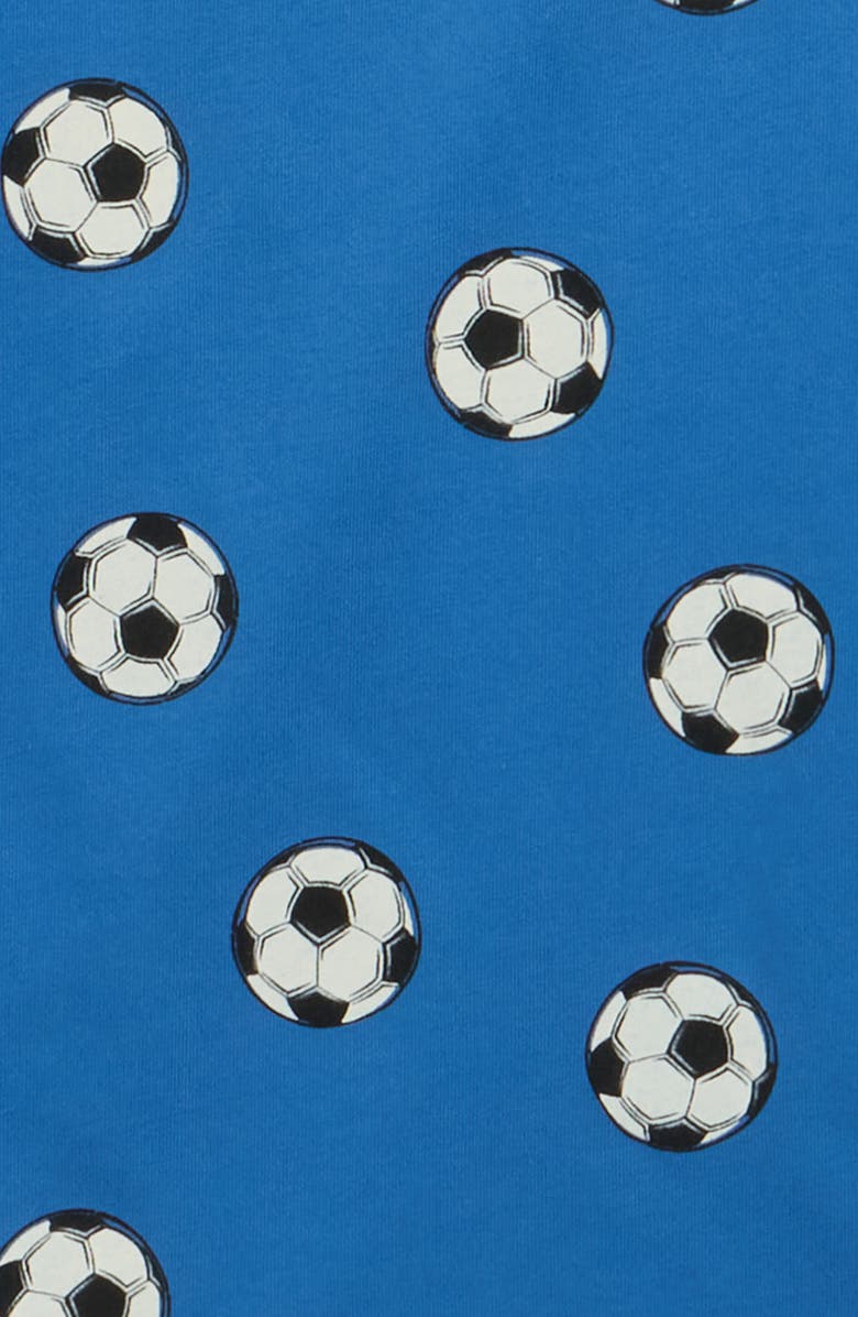 MILES THE LABEL Kids' Soccer Ball Print Cotton T-Shirt, Alternate, color, Royal Blue