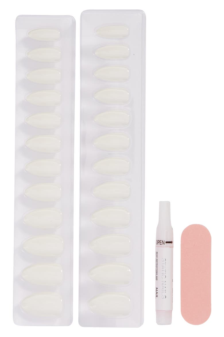 Almond Pop-On Reusable Manicure Set, Main, color, FOUNDATION C