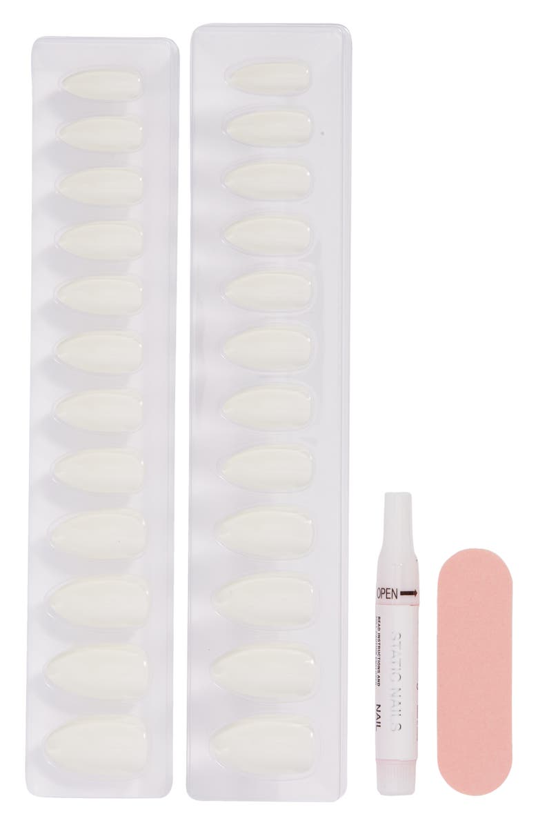 Static Nails Almond Pop-On Reusable Manicure Set, Main, color, 