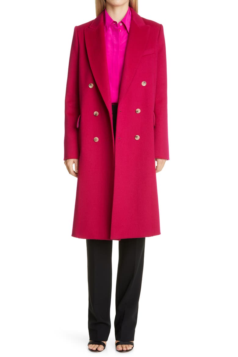 Collection Diana Straight Leg Crepe Marocain Pants, Alternate, color, CAVR CAVIAR