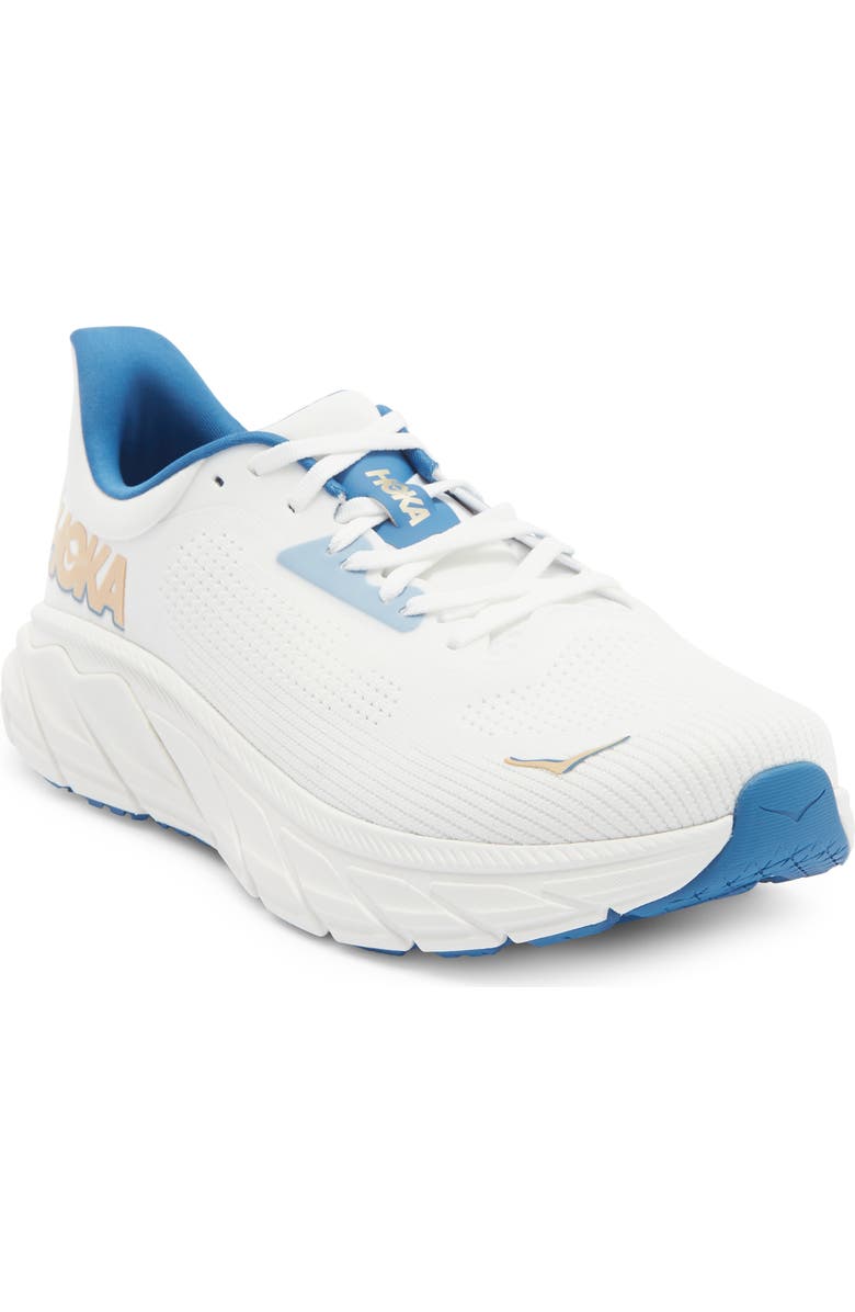 HOKA Arahi 7 Running Shoe, Main, color, Frost / Gold