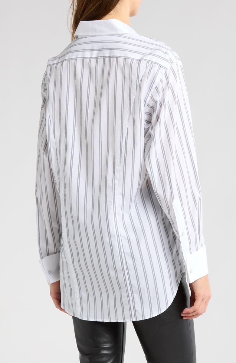 rag & bone Diana Stripe Shirt, Alternate, color, 