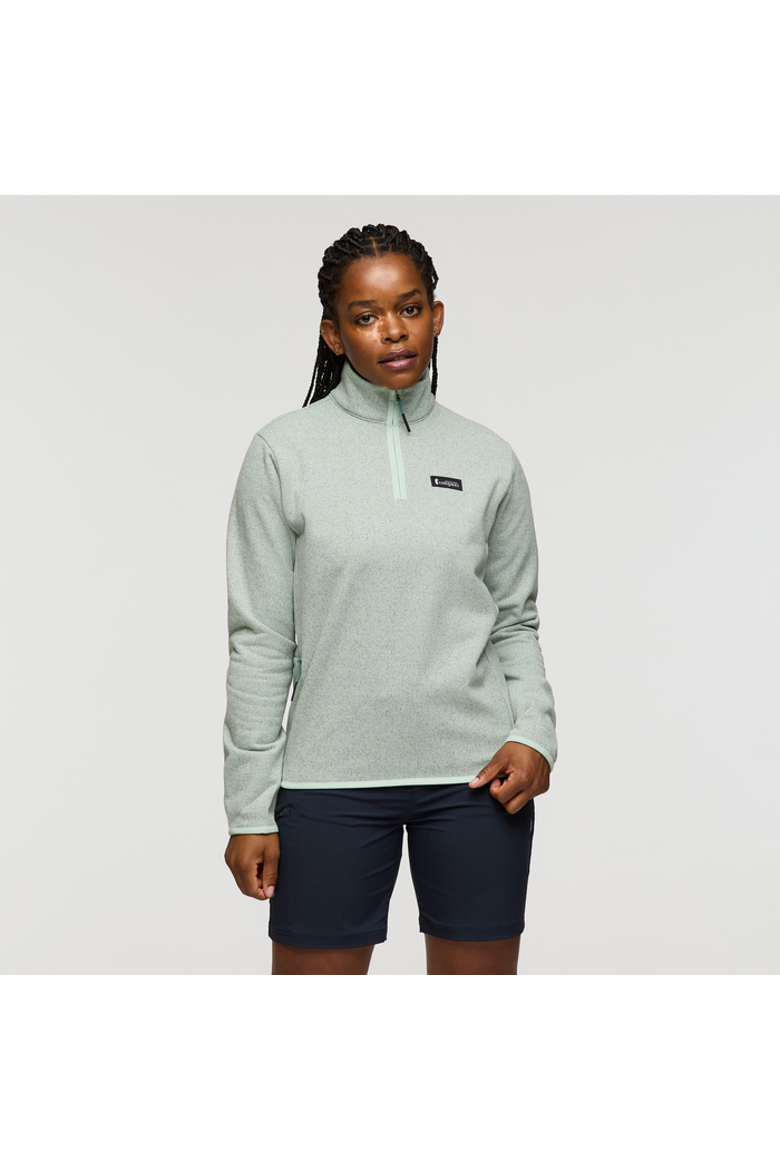 Envo Fleece Quarter-Zip Pullover - Women's, Main, color, Heather Foam