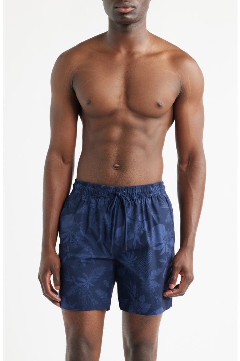 Alain Swim Trunks, Main, color, NAVY