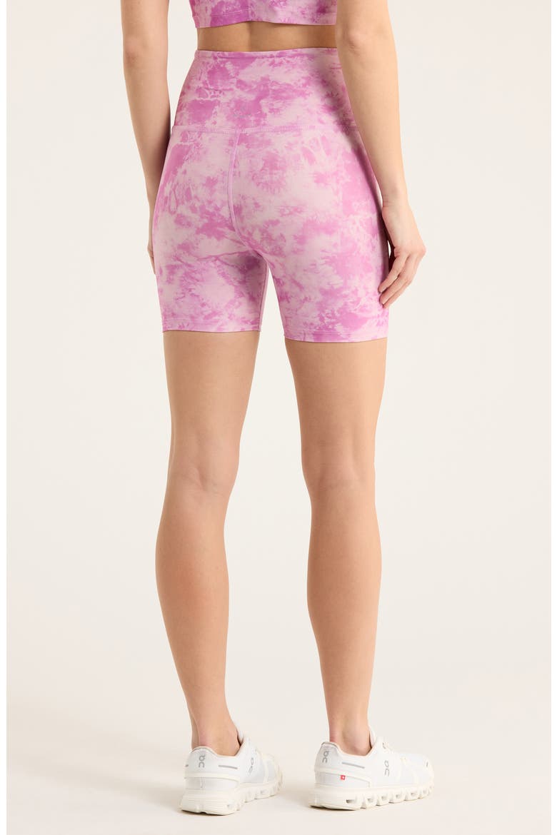 Softmark Keep Pace Bike Shorts, Alternate, color, SUNSET VIOLET ICEDYE