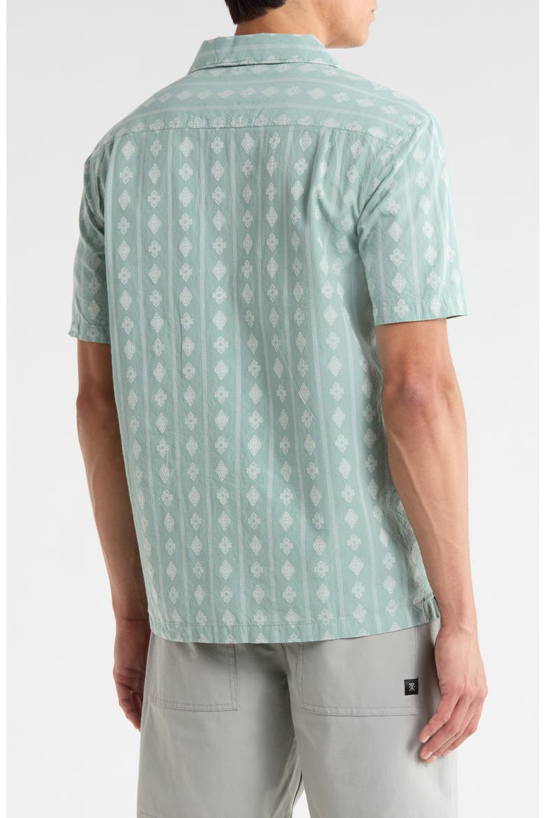 Gonzo Organic Cotton Camp Shirt, Alternate, color, HAZY BLUE