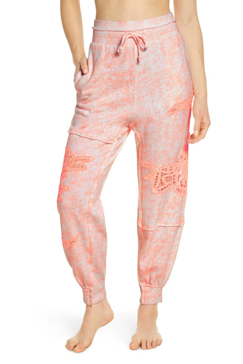 Free People FP Movement Sun & Done Sweatpants, Main, color, ORANGE