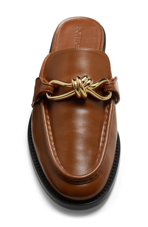 Bottega Veneta Astaire Knot Bit Mule Loafer In Brown
