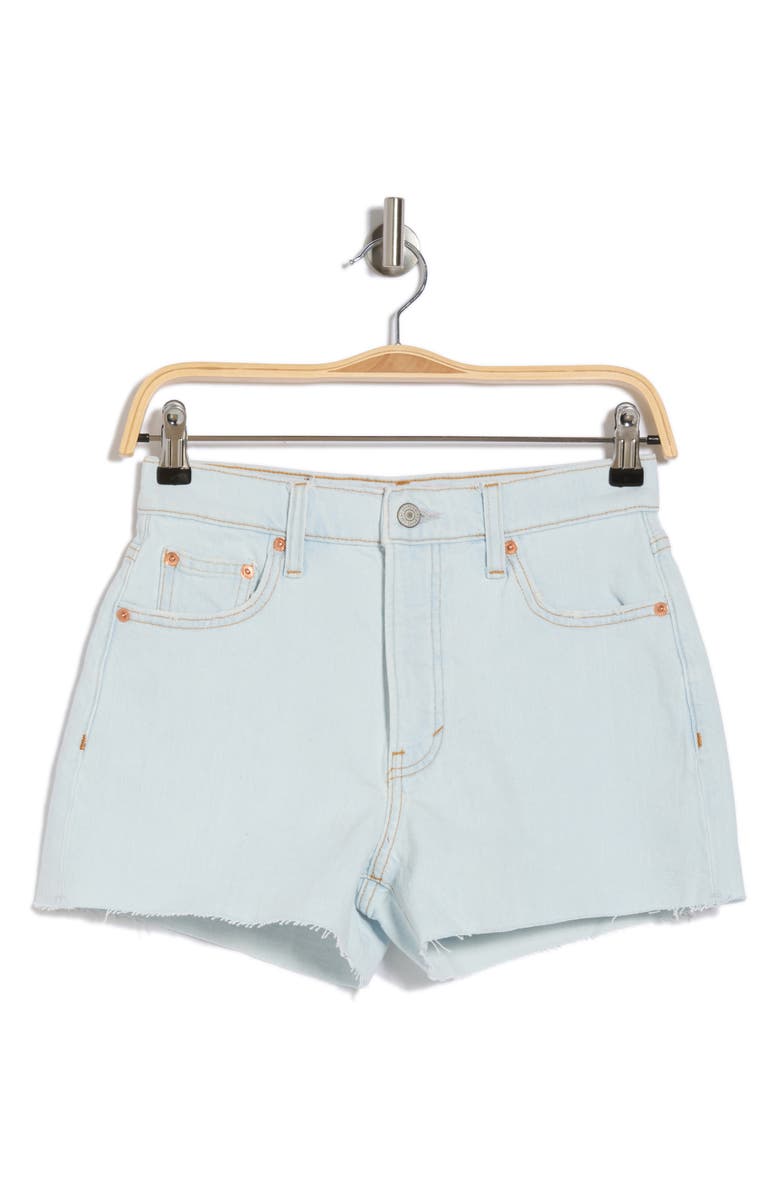 Lucky Brand High Waist Denim Mom Shorts, Alternate, color,