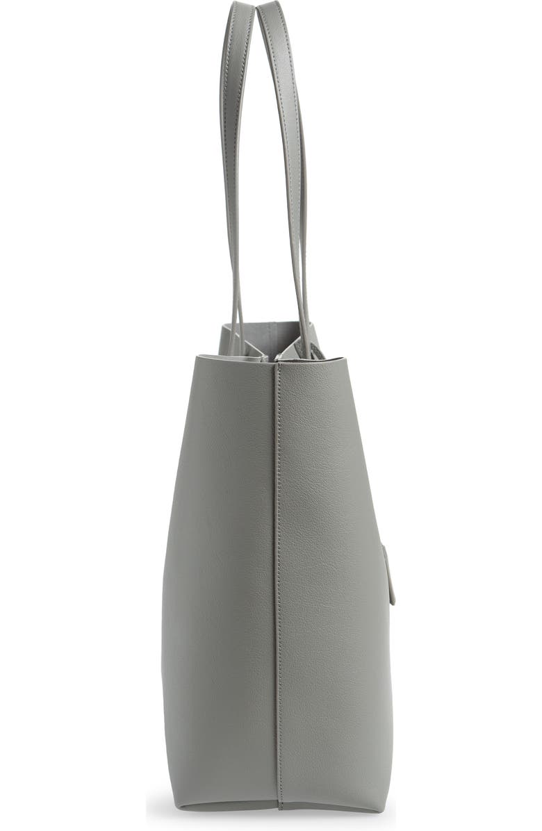 Saint Laurent Medium East/West Leather Shopping Tote, Alternate, color,