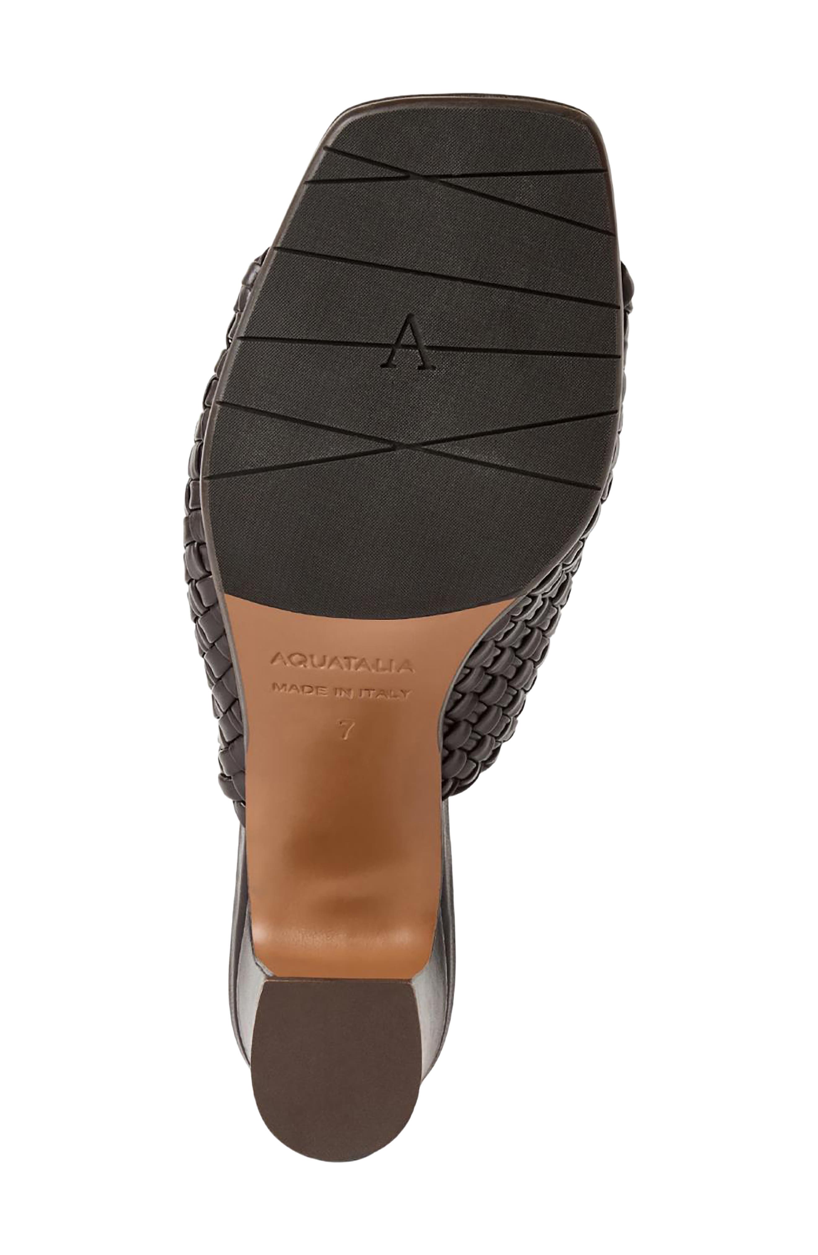 Laquila Slide Sandal, Alternate, color, ESPRESSO WOVEN