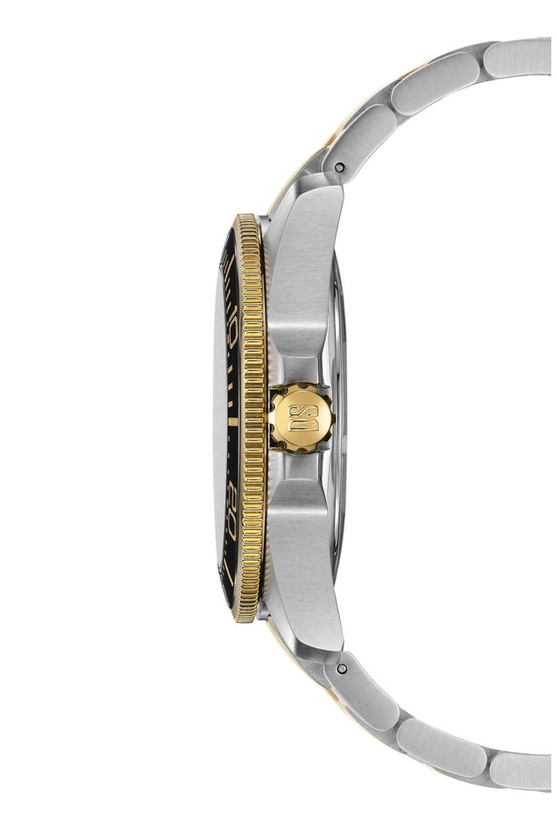 DS Action Diver Powermatic 80 Automatic Bracelet Watch, 43mm, Alternate, color, STAINLESS STEEL / TWO TONE