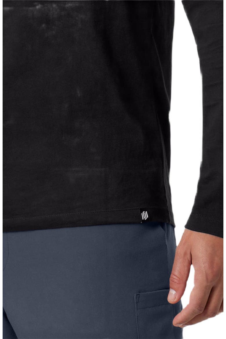 Regen Men's Organic Cotton Underscrub, Alternate, color, Black