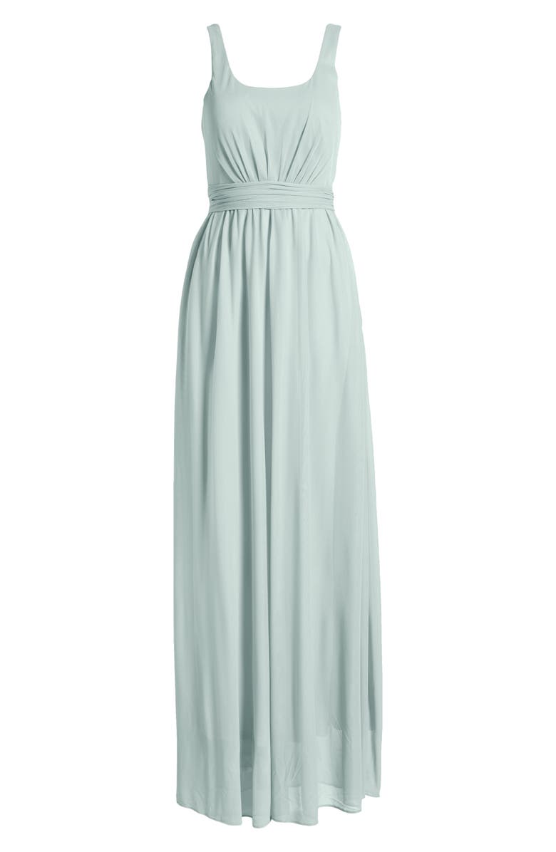 BIRDY GREY Jan Scoop Neck Column Gown, Alternate, color, 