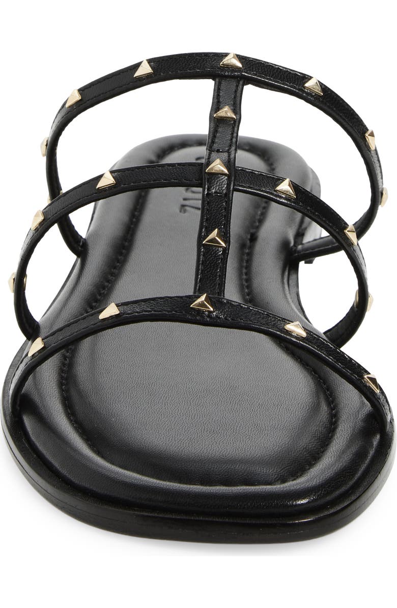 Schutz Lydia Caged Sandal, Alternate, color, Black