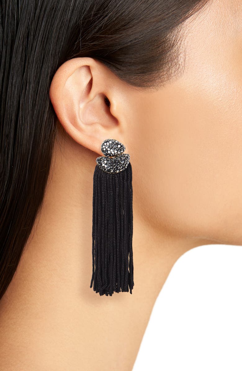 Panacea Luxe Top Fringe Drop Earrings, Alternate, color, 