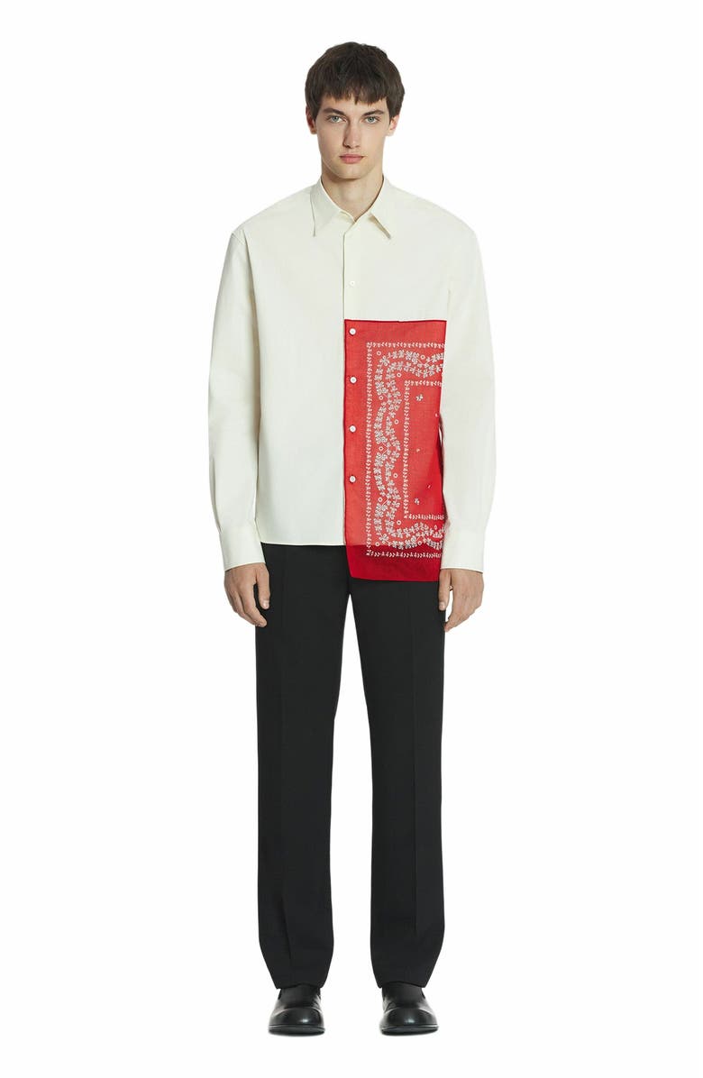 Lanvin Straight Bandana Shirt, Main, color, 