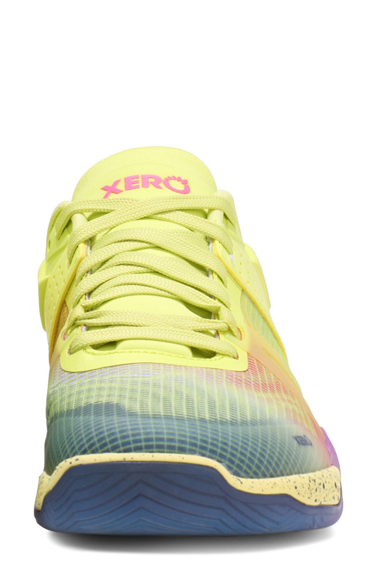 X1 Low Barefoot Basketball Shoe, Alternate, color, SUNNY LIME