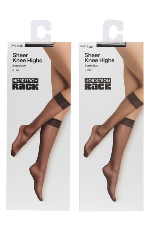 Everyday Sheer 2-Pack Knee High Socks