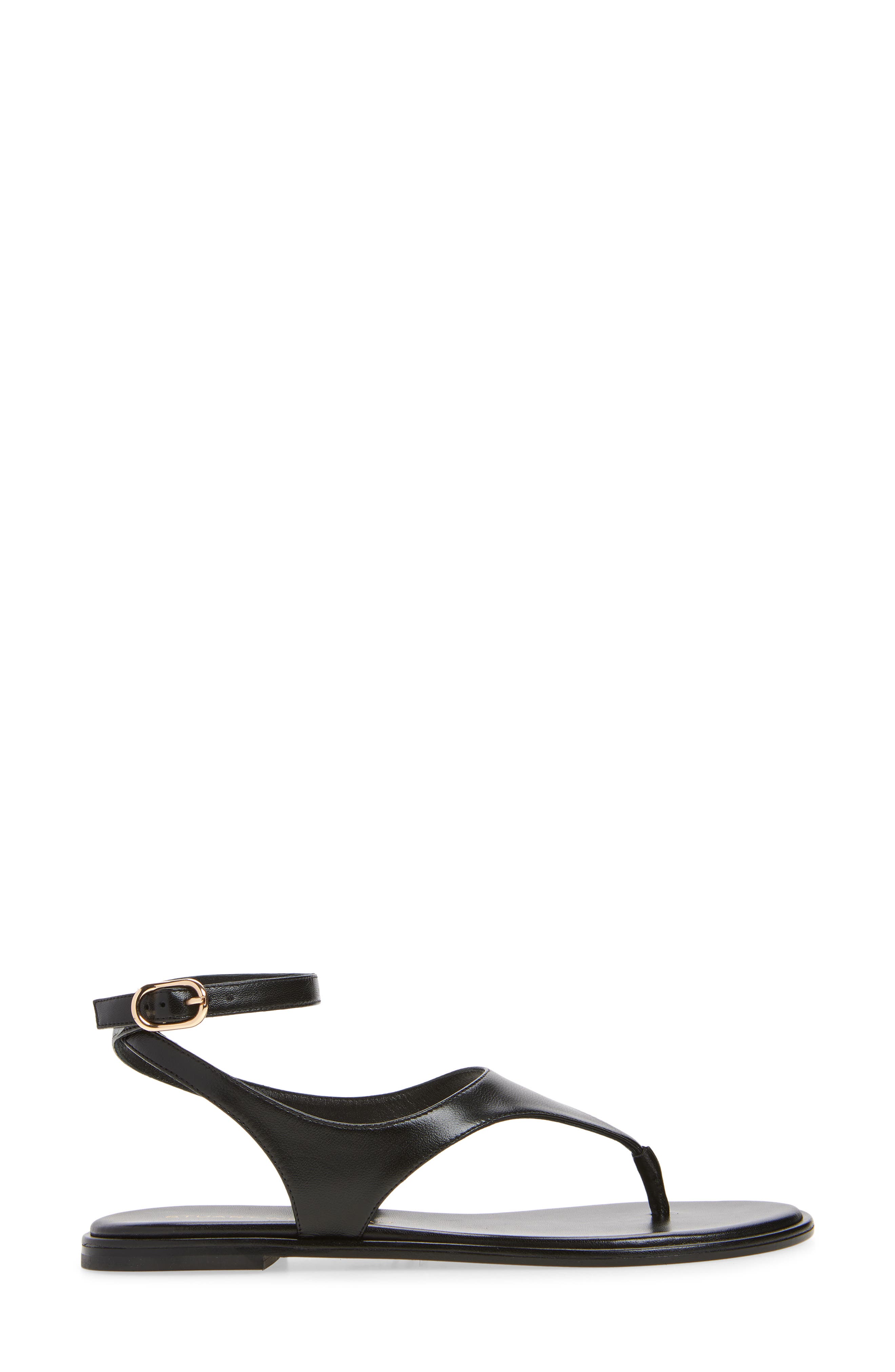 Stuart Weitzman Marley Ankle Strap Sandal, Alternate, color, Black