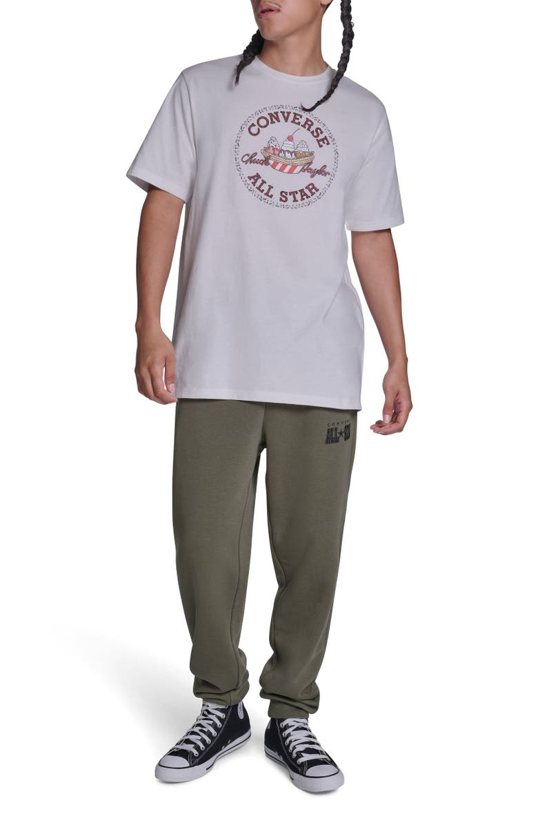 Converse Chuck Taylor Sundae T-Shirt, Alternate, color, White 10A