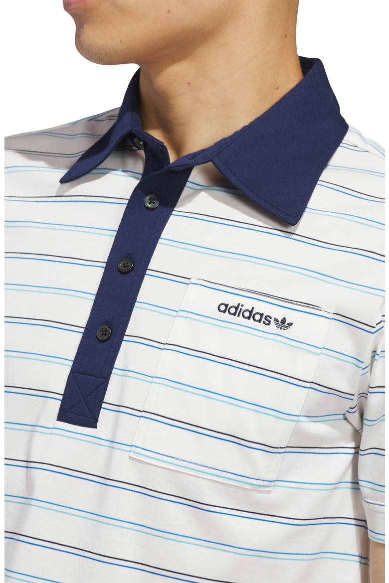 Stripe Golf Polo, Alternate, color, CHALK WHITE