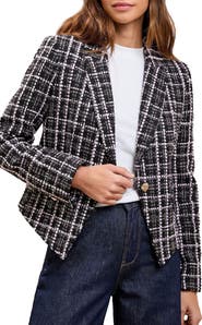 Lipsy Bouclé Crop Blazer