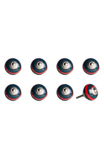 Shop Kinetic 8-pack Knobs In Red Blue