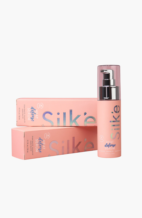 Sleeke Hair Silk'e Heat Defense Hair Serum In Light Peach/blush