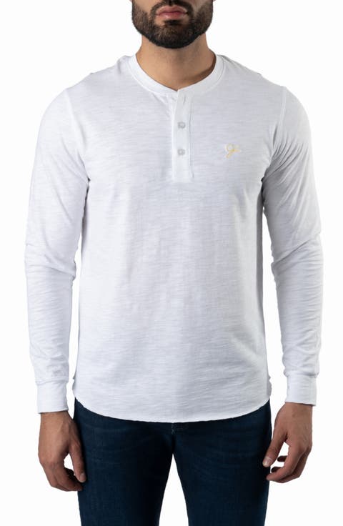Long Sleeve Henley T-Shirt