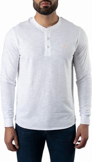 Jared Lang Long Sleeve Henley T-Shirt