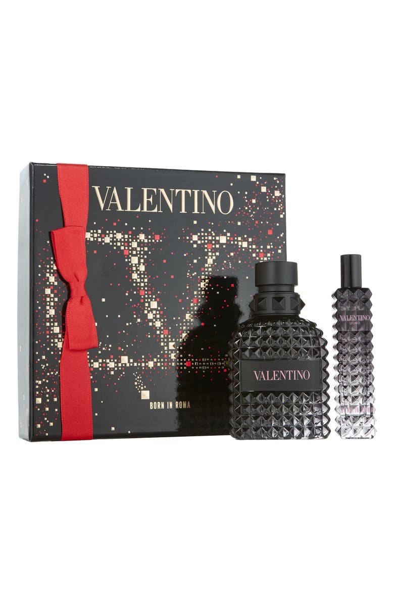 Valentino Uomo Born in Roma Eau de Toilette Set USD $113 Value, Main, color, 