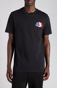 Moncler Logo Patch Cotton T-Shirt