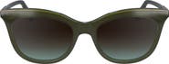 Longchamp 53mm Gradient Cat Eye Sunglasses
