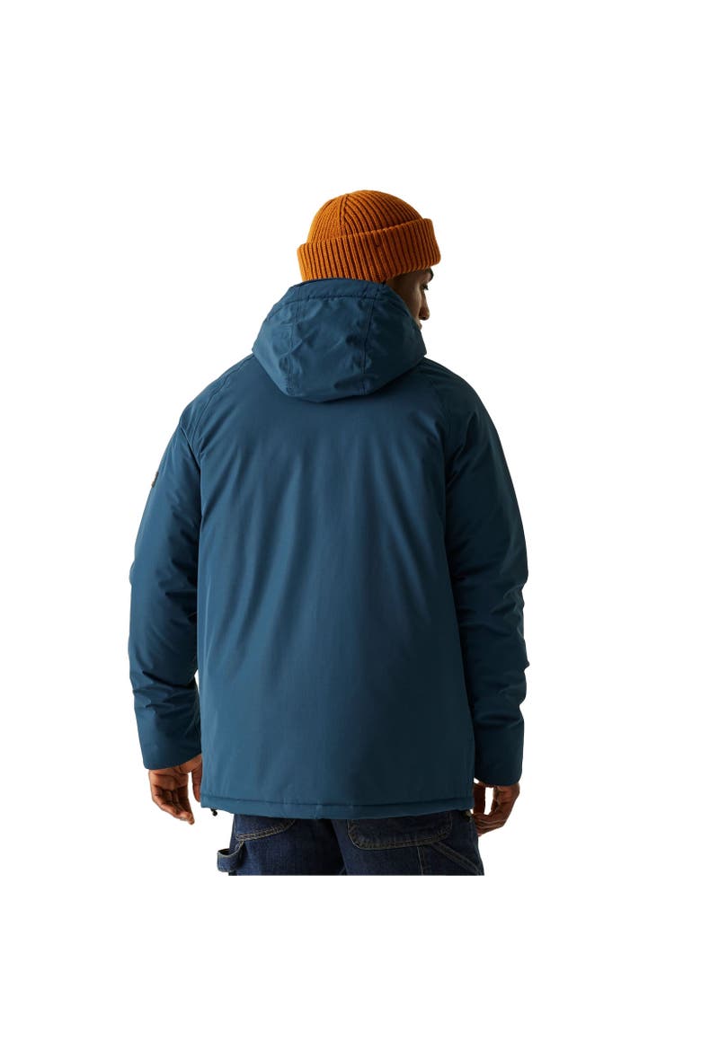 Savon Insulated Waterproof Jacket, Alternate, color, Navy Blue and Glazed Ginger