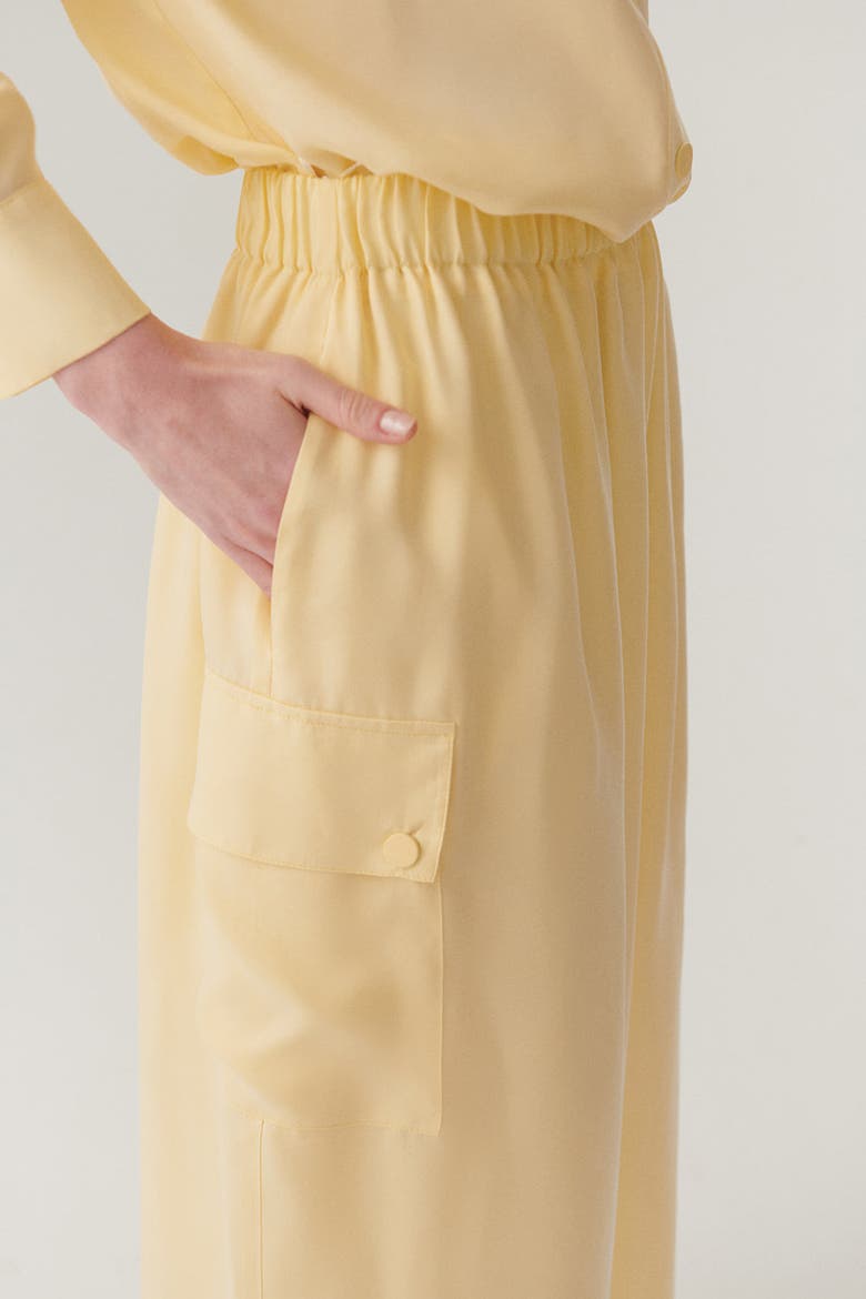 Saylor Midi Skirt, Alternate, color, YELLOW