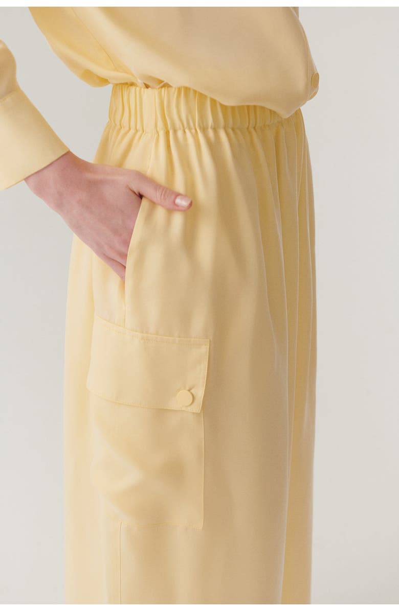 Exquise Saylor Midi Skirt, Alternate, color, Yellow