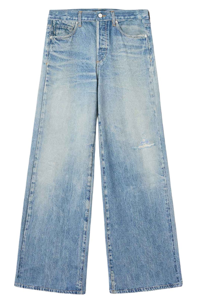 AllSaints Kai Terry Trousers, Alternate, color, Illusion Indigo