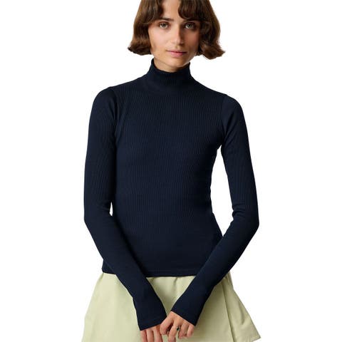 Women's Ribbed Merino Turtleneck 02