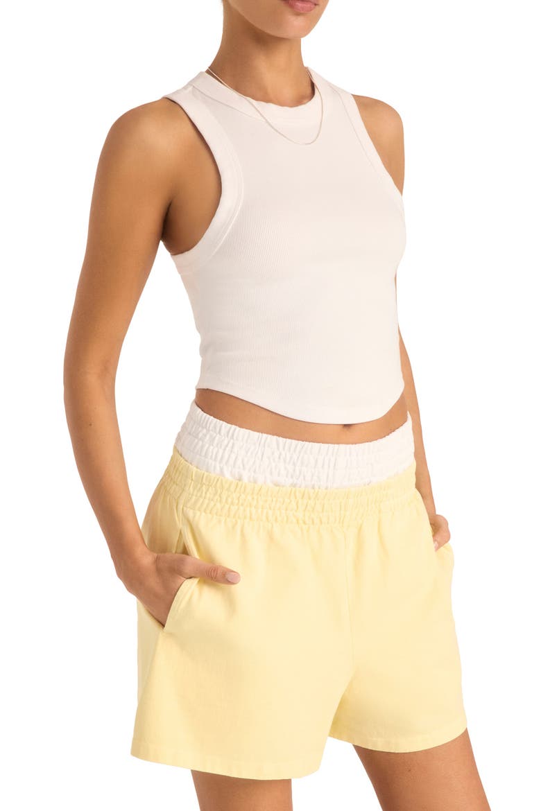 Daybreak Essential Crop Tank, Alternate, color, WHITE