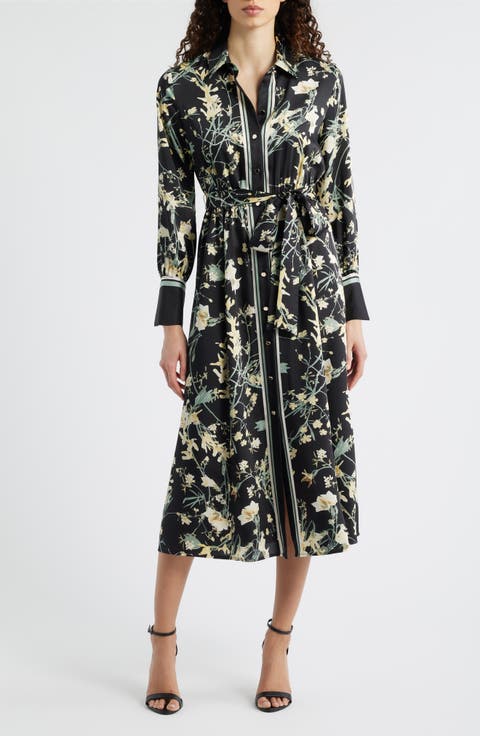 Floral Button-Up Shirtdress