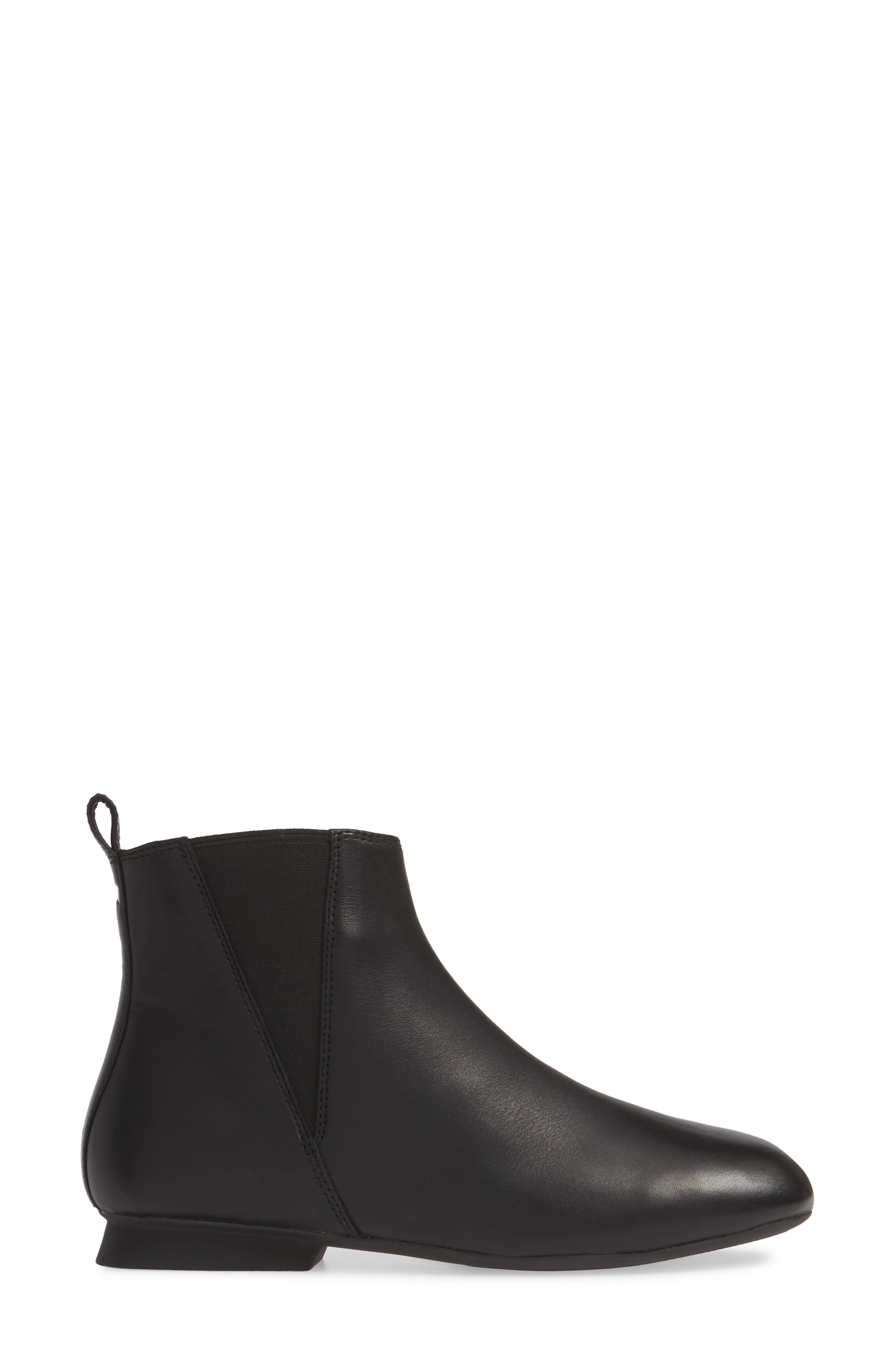 Casi Myra Bootie, Alternate, color, BLACK LEATHER