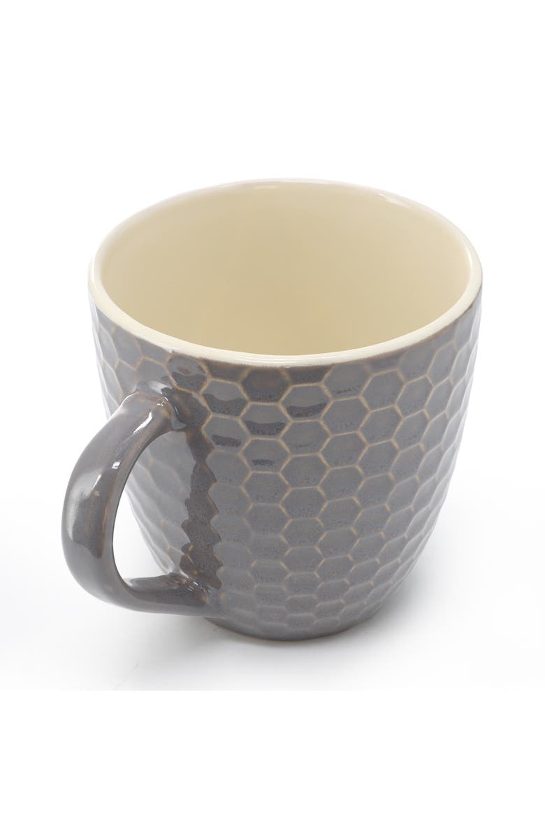 Elama Honeysuckle 6-Piece 15 oz. Mug Set, Alternate, color, Beige