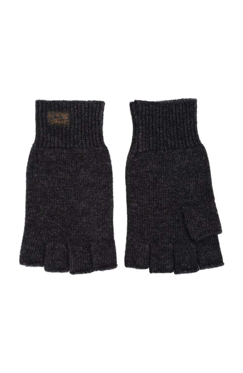 Polo Ralph Lauren Fingerless Glove, Alternate, color, Dk Charcoal Heather