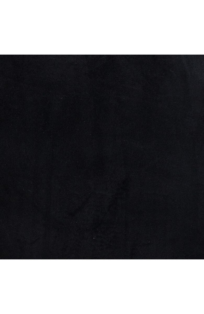 PARKLAND COLLECTION Agneta Transitional Black Square Throw Pillow, Alternate, color, Black