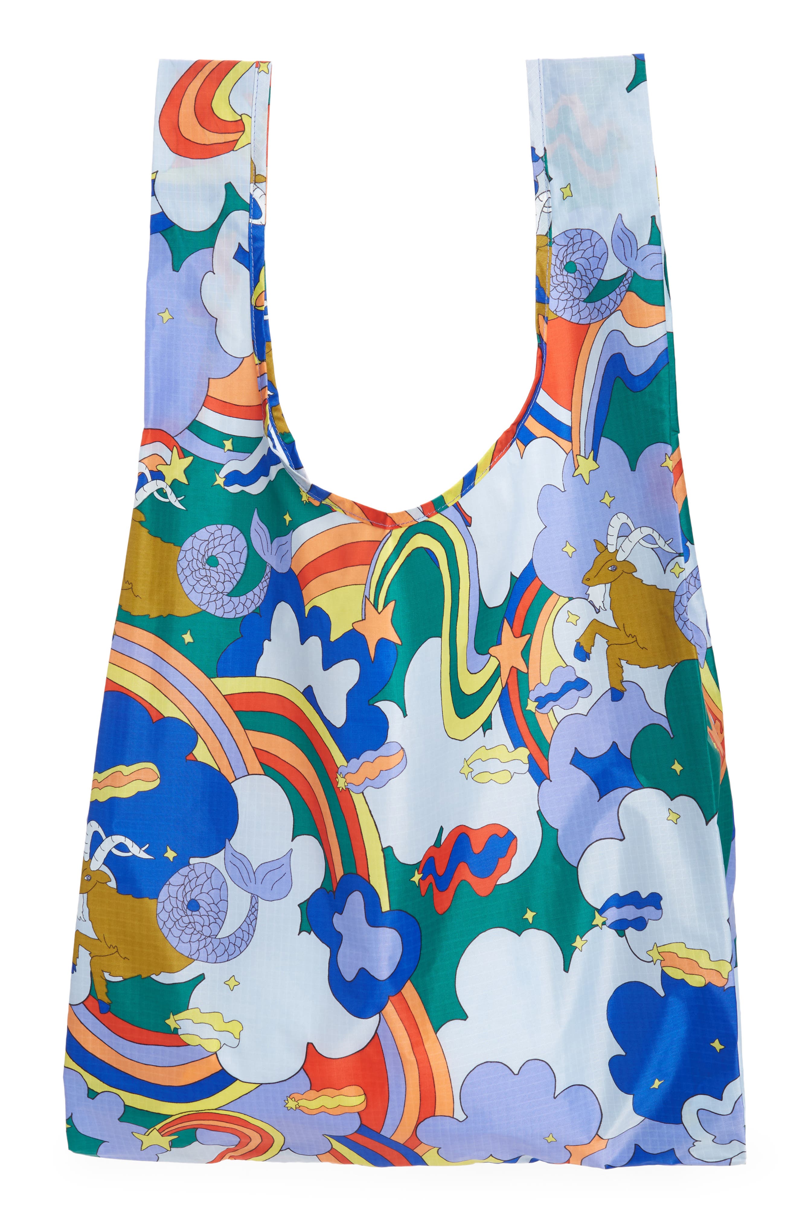 Standard Astrological Ripstop Nylon Tote, Main, color, CAPRICORN