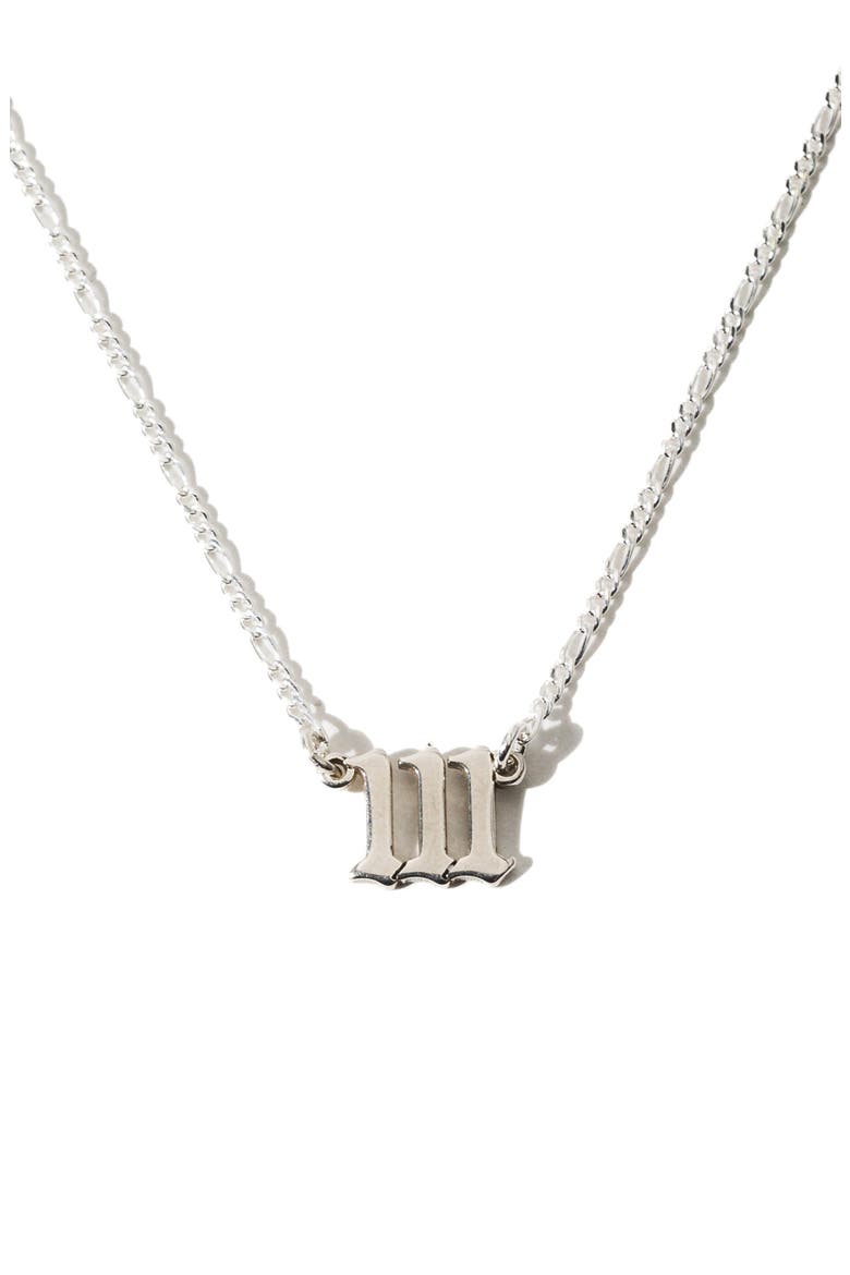 Angel Energy Pendant Necklace, Main, color, SILVER - 1
