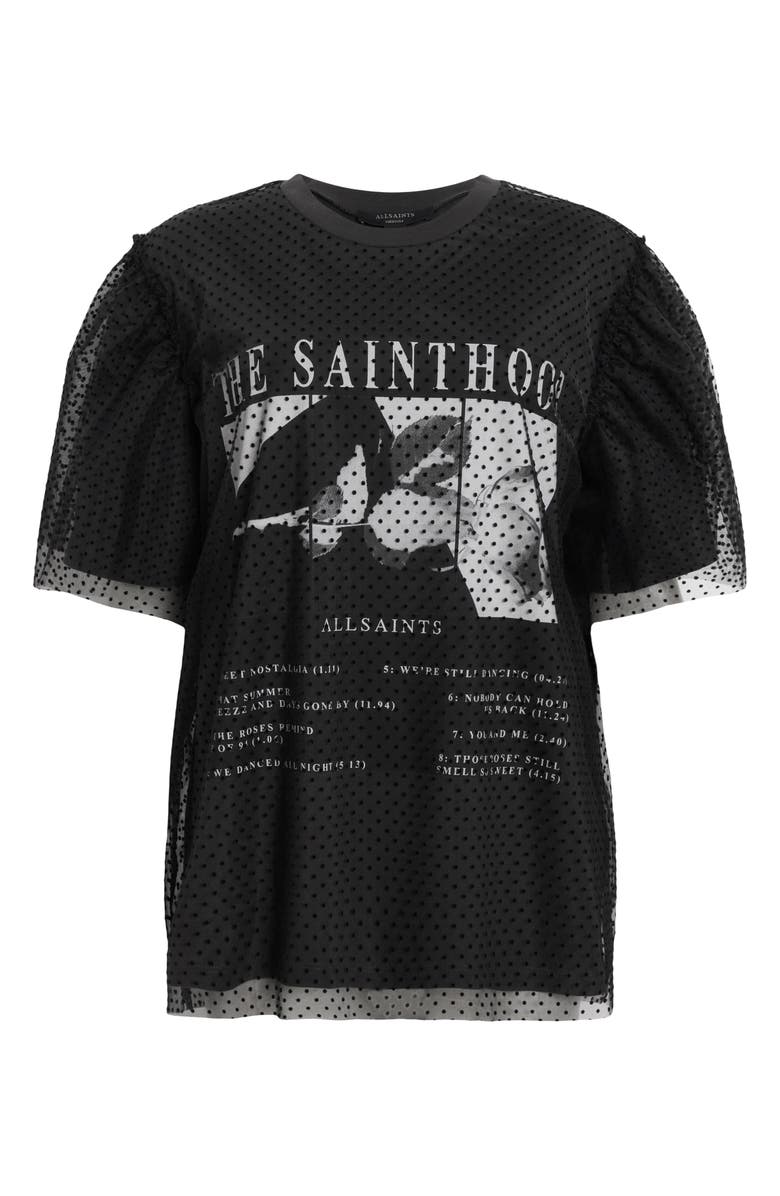 AllSaints Rosekis Tommi Mesh Graphic T-Shirt, Alternate, color,