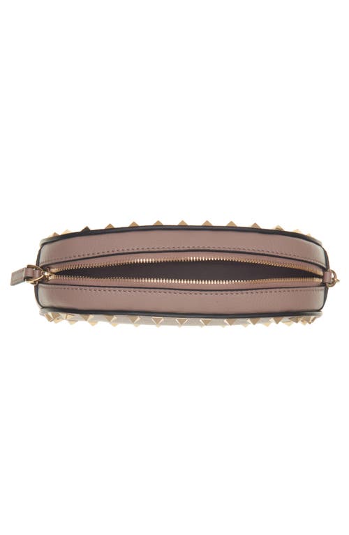 Valentino Chain Strap Studded Pebbled Texture Cross-body Bag